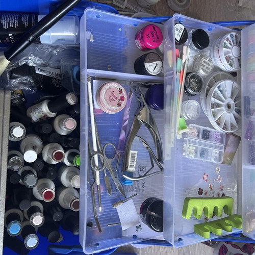 Complete Professional Nail Tech Toolbox Set, like new