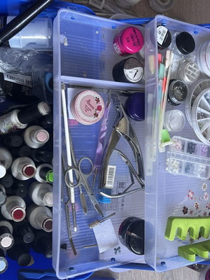 Complete Professional Nail Tech Toolbox Set, like new