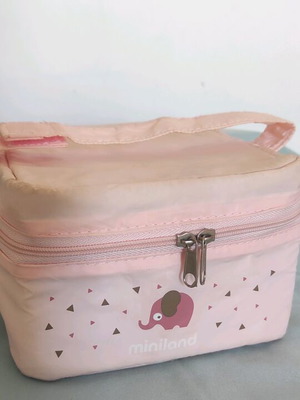 Miniland Ισοθερμική Τσάντα Φαγητού Ροζ Ελεφαντάκι σαν καινούργιο
