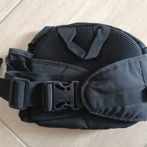 Polo black belt and waist bag like new