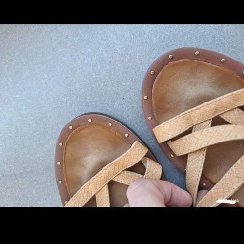 Migato high platform sandals like new, beige, size 40