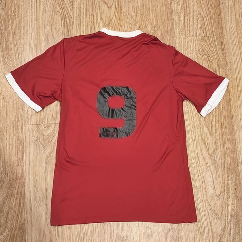 Adidas Red Soccer Jersey CA Mozaic Foot Challenge FFF #9 Size M used