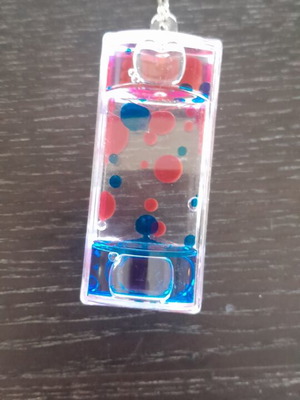 Hourglass keychain