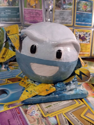 Pokemon Shiny Electrode clay figure new, 12 centimeters