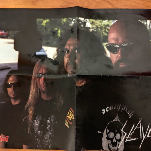 Slayer/Mastodon poster like new from Rock Hard magazine