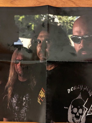 Slayer/Mastodon poster like new from Rock Hard magazine