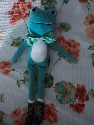 Plush frog like new approximately 25-30cm