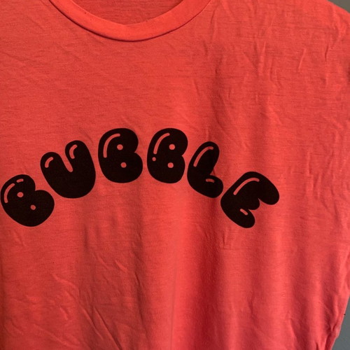 Bubble cotton T shirt medium used, pink sleeveless