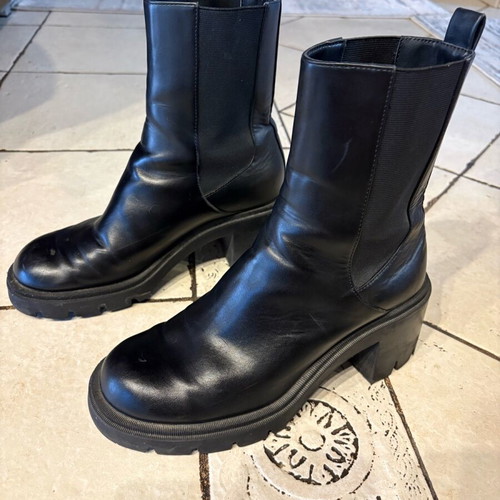 Zara boots used, black, size 39