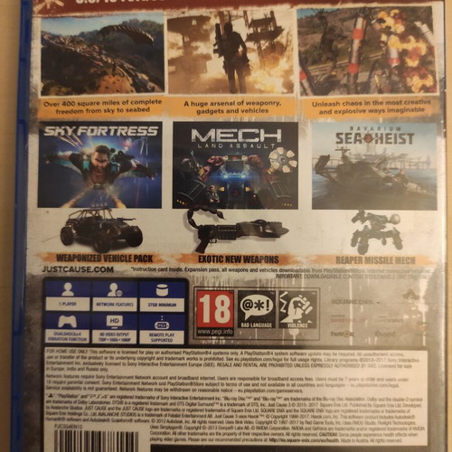 Just Cause 3 Gold Edition PS4 used game