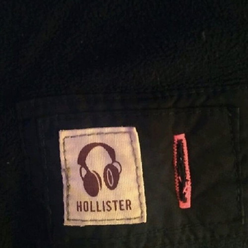 Hollister winter jacket used, size S, dark blue