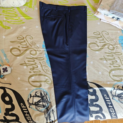 Versace suit size 52 blue like new with vest and trousers