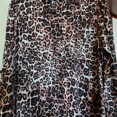 Mauro Animal Print XL Maxi Dress semizie like new, brown, made in Italy