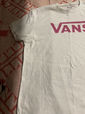 Vans short-sleeve T-shirt like new, white, size M
