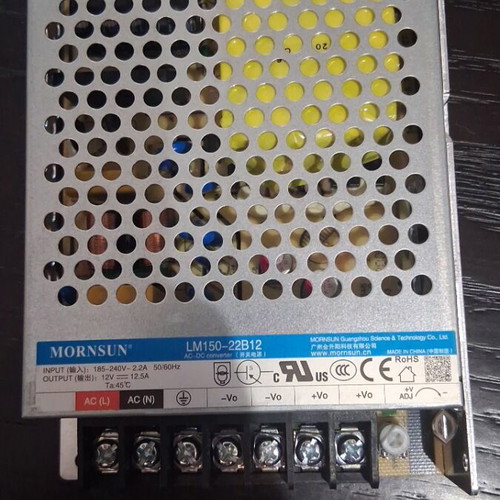 DC Power Supply 12V 12.5A Metal New