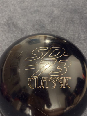 Bowling ball like new with holes
