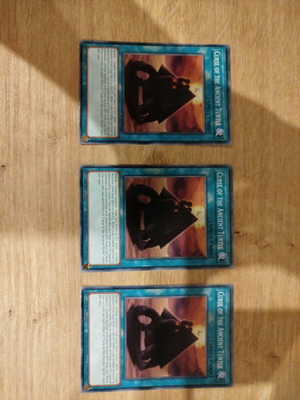 Yugioh Curse Of The Ancient Turtle σαν καινούργιο, σετ 3 καρτών