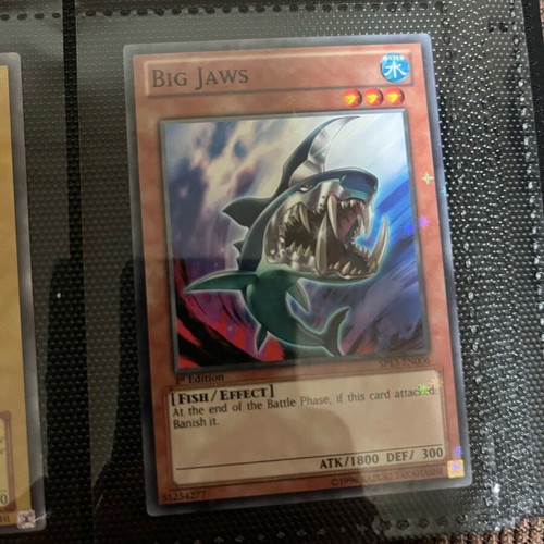 Big Jaws Yu-Gi-Oh! card like new SPI3-EN006