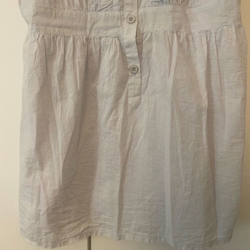 Blouse shirt used, size S, blue