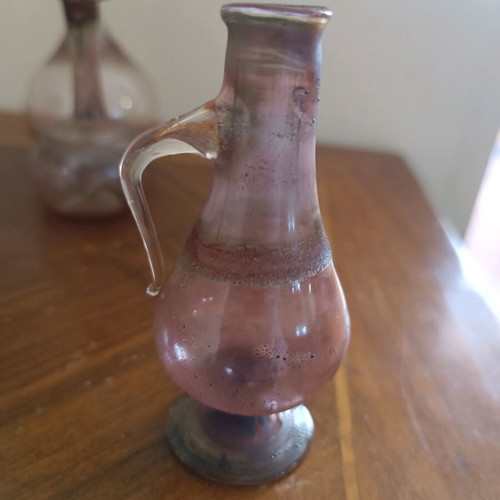 Collectible set of ancient glass vessel replicas like new