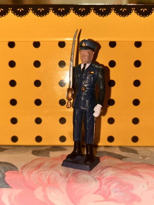 Athina military figure 1960s air force officer used