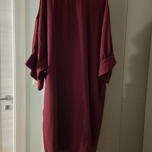 Wild Wood Midi Dress like new, burgundy, 3/4 sleeve, loose fit