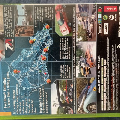 Test Drive Unlimited Xbox360 used, collectible