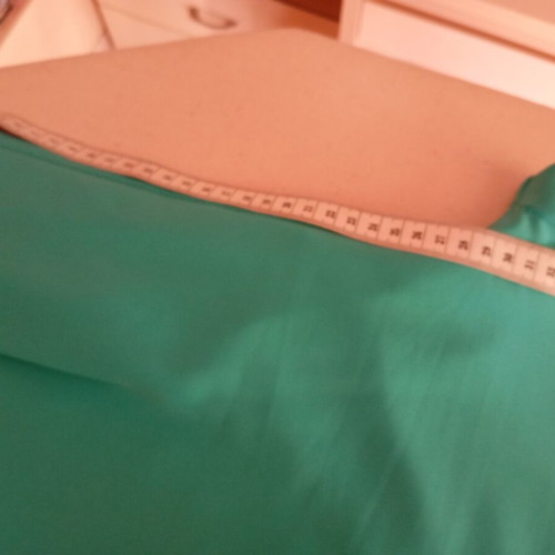 Turquoise pants new, elastic waist, summer