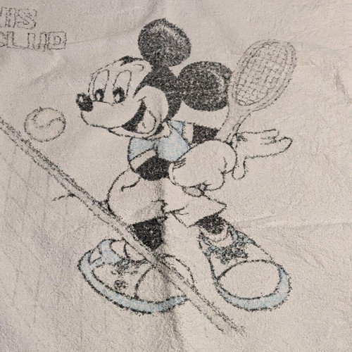 Disney Mickey & Minnie Tennis Club towel used