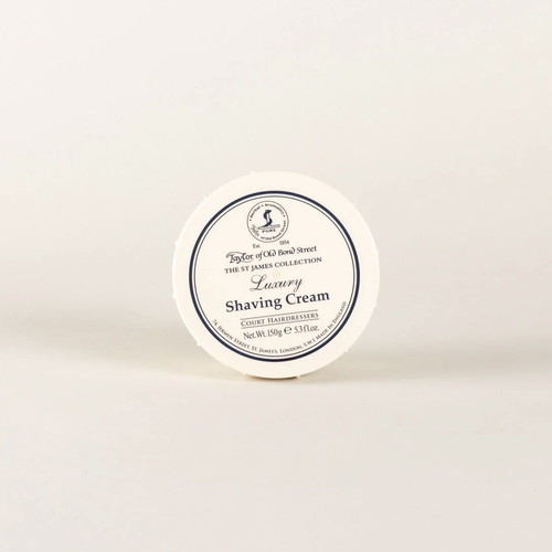Taylor of Old Bond Street St James Collection Luxury Shaving Cream 150g New