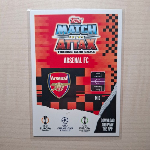 Bukayo Saka Topps Match Attax 2023/24 LE 8 Gold Limited Edition card mint