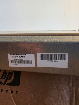 HP Compaq ProLiant BladeSystem p-Class Server Blade Blanks new, pack of 2