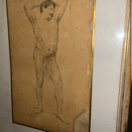 Signed painting by Polychronis Lebesis like new