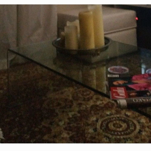 Glass coffee table new 1.10 x 60 cm