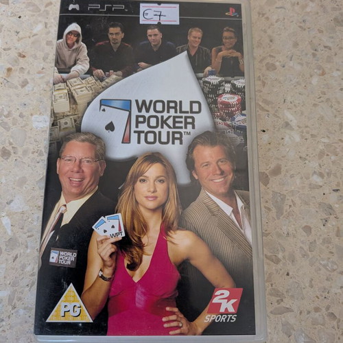 World Poker Tour PSP game used