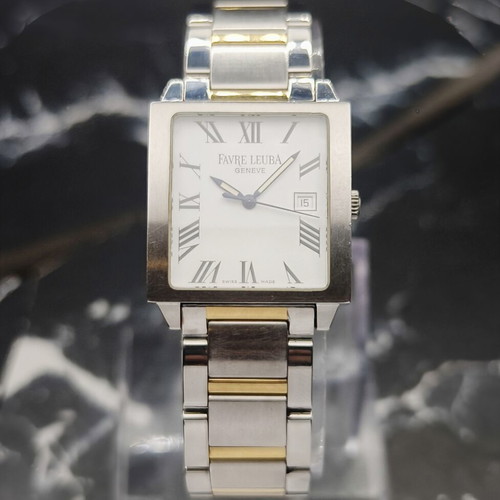 Favre Leuba Tank Genève Ref. F45-100 Swiss quartz watch
