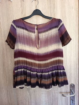 Sisley blouse size S new, multicolor