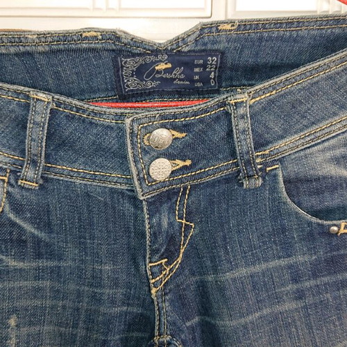 Bershka jeans pants size 32 like new, blue