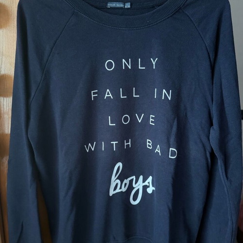 Bershka women's sweatshirt like new, dark blue