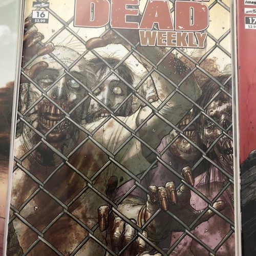 Walking Dead Weekly set of 47 comics like new