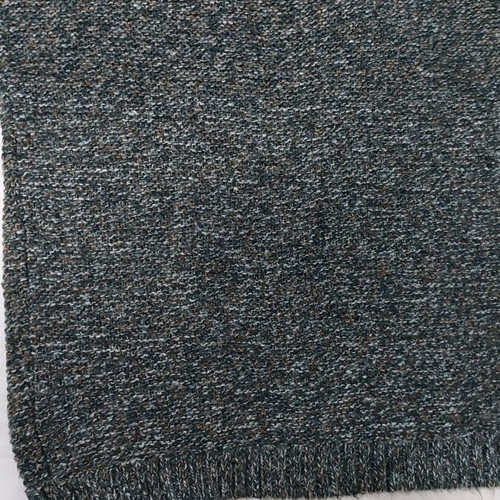 Knitted sleeveless sweater cardigan used, large, buttonless, multicolor mohair