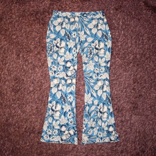 Diane Von Furstenberg Brooklyn floral-print trousers size L like new