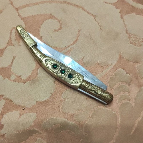 Navaja Muela Siglo XVIII folding Spanish decorative replica like new