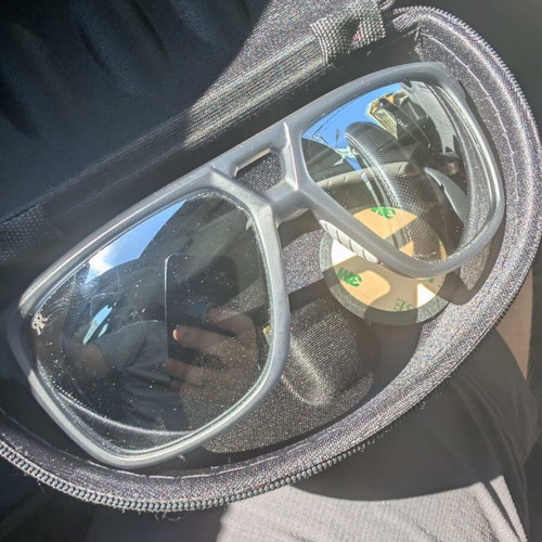 Red Raven Maverick Unisex Sunglasses with Black Frame and Silver Mirror Lens new