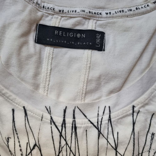 T shirt Relegion large white like new