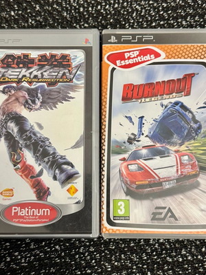 PSP games like new with Tekken Dark Resurrection and Burnout Legends