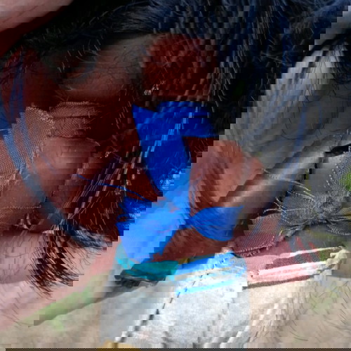 Винтидж кукла употребявана с повреди