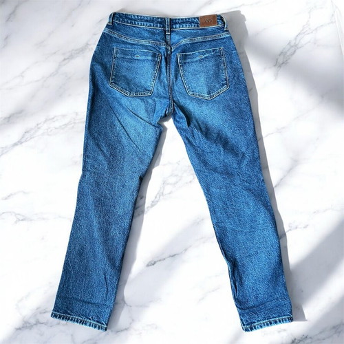 Zara women's blue denim pants like new, size 36