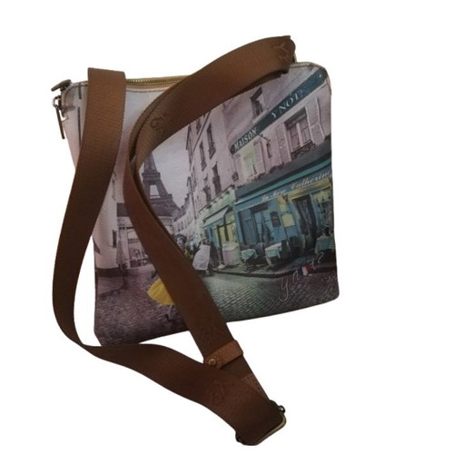 Y Not? crossbody bag like new, colorful print