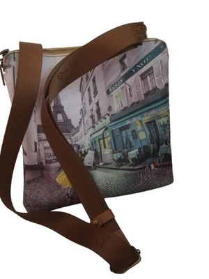 Y Not? crossbody bag like new, colorful print